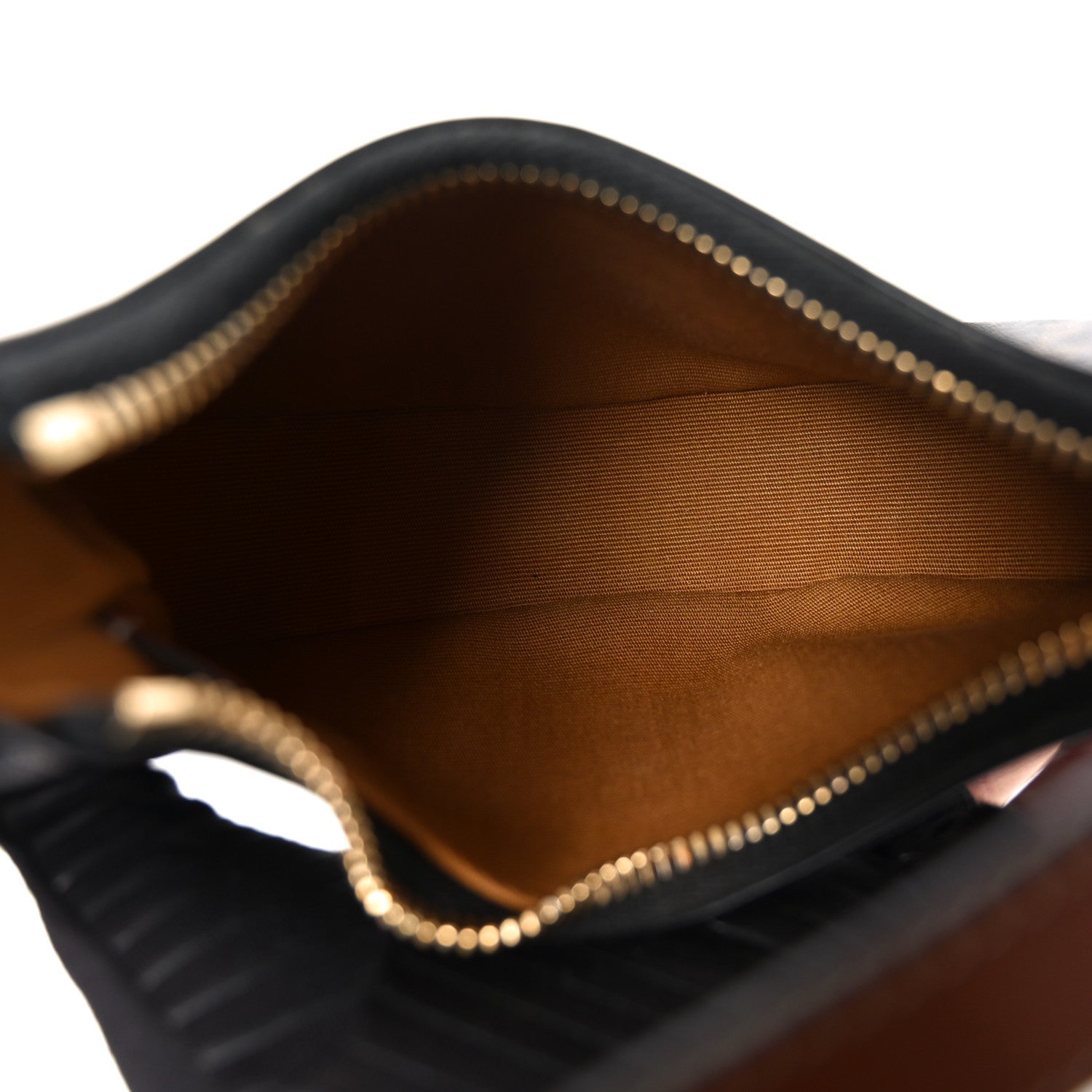 Canvas Calfskin Mini Ava Triomphe Shoulder Bag Tan