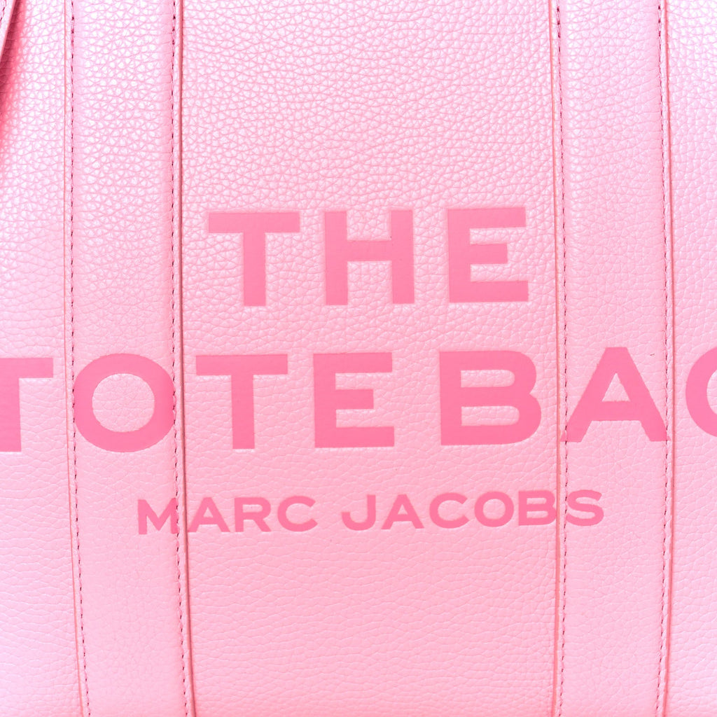 Grained Calfskin Medium The Tote Bag Fluro Candy Pink