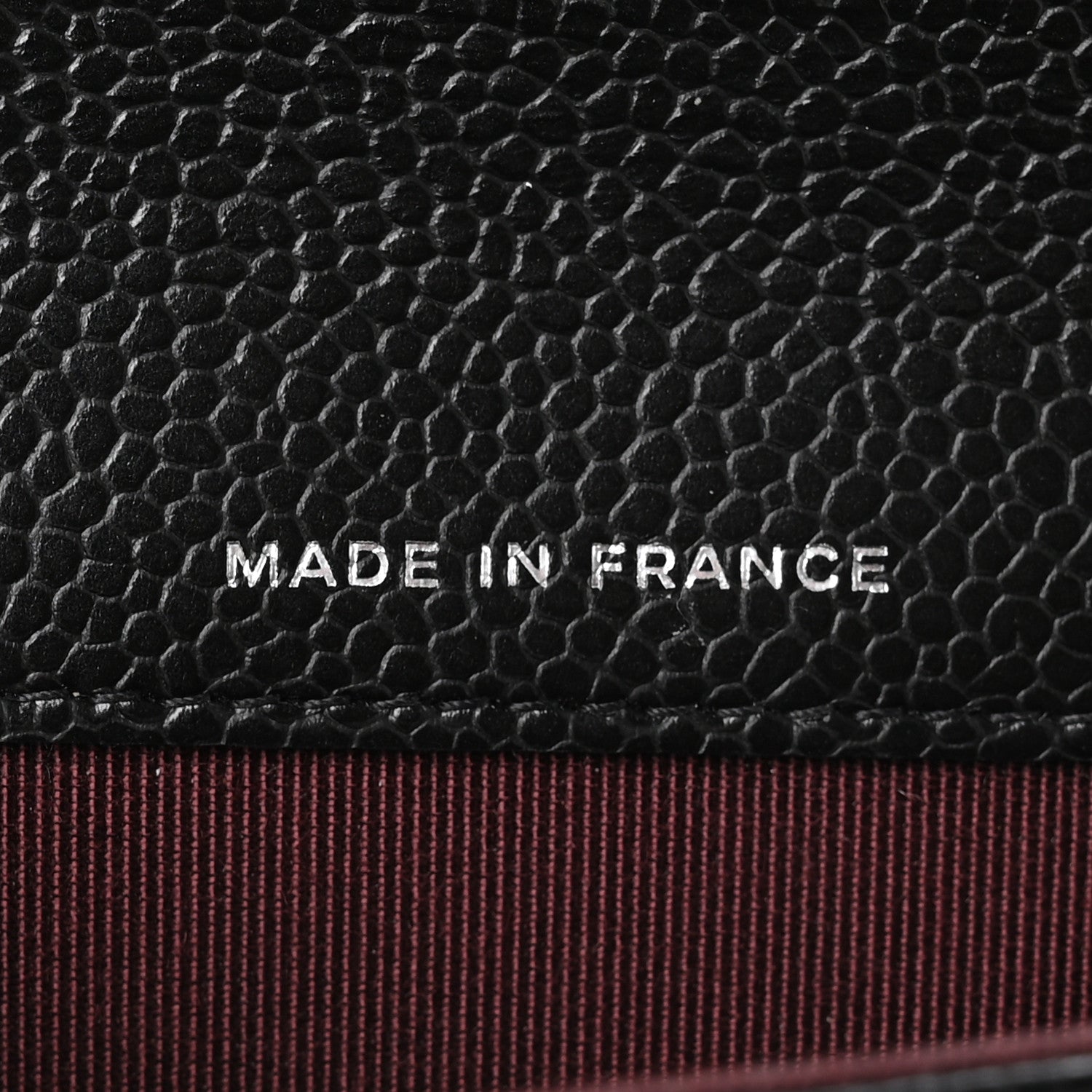 Caviar Quilted Flap  Holder Wallet Black