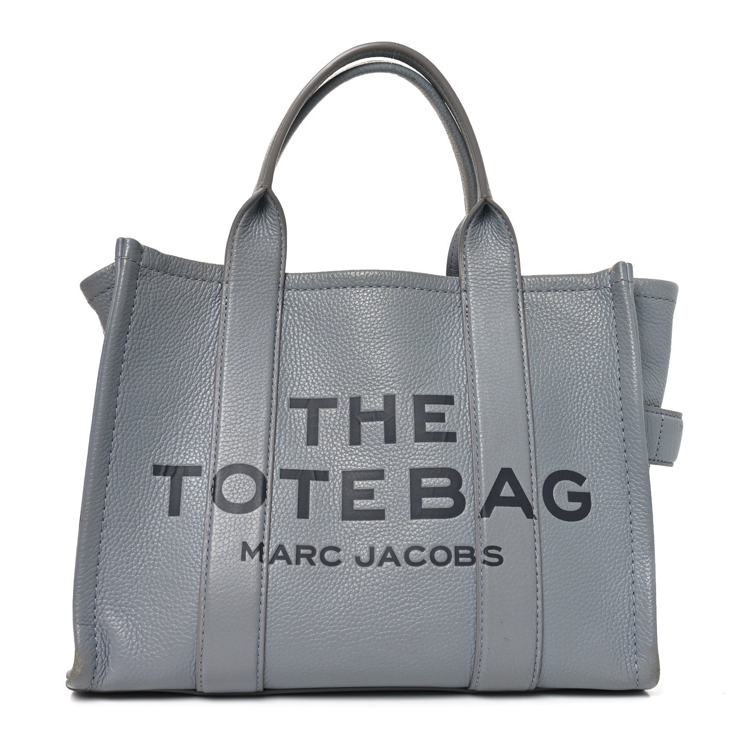 Grained Calfskin Medium The Tote Bag Grey