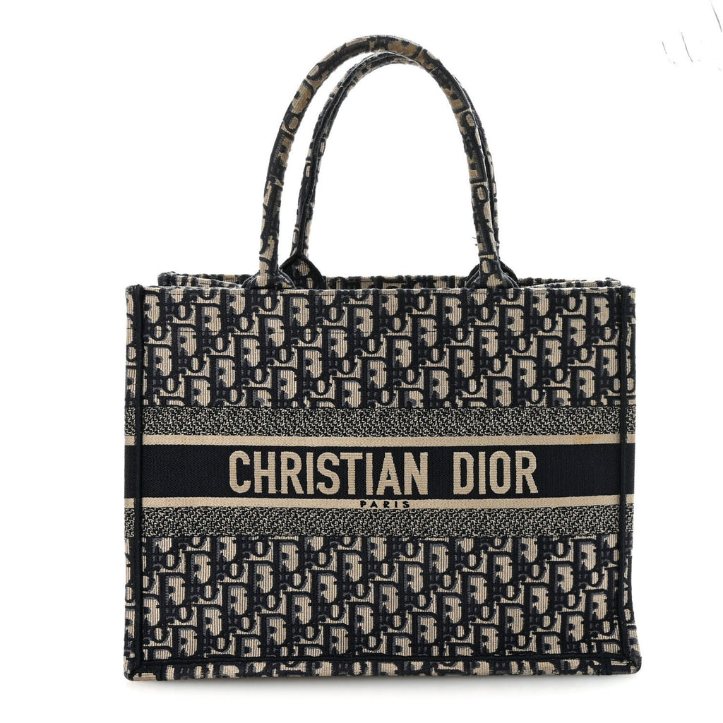 Oblique Medium Book Tote Blue Multicolor