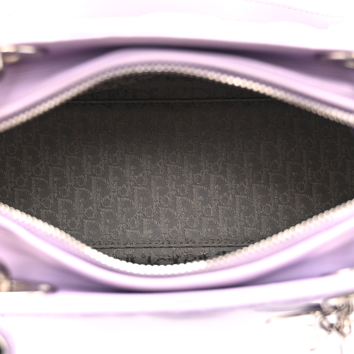 Lambskin Cannage Medium Lady Dior Purple