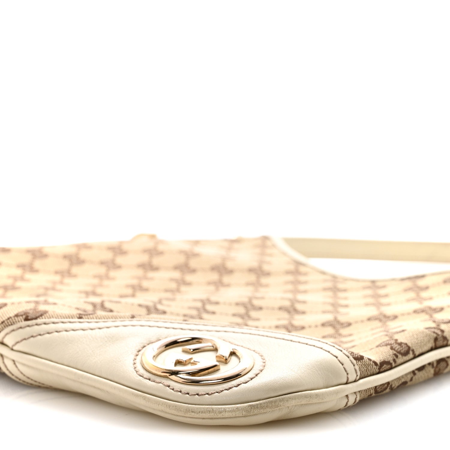 Monogram Medium New Britt Hobo Off White