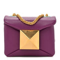 Nappa Micro One Stud Chain Bag Prune