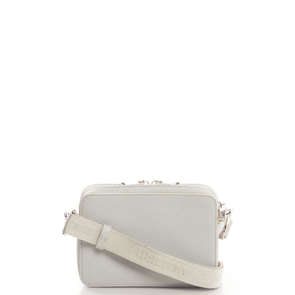 Christian Dior Cross Body Dior X Jordan Wings Messenger Bag in White, Calfskin