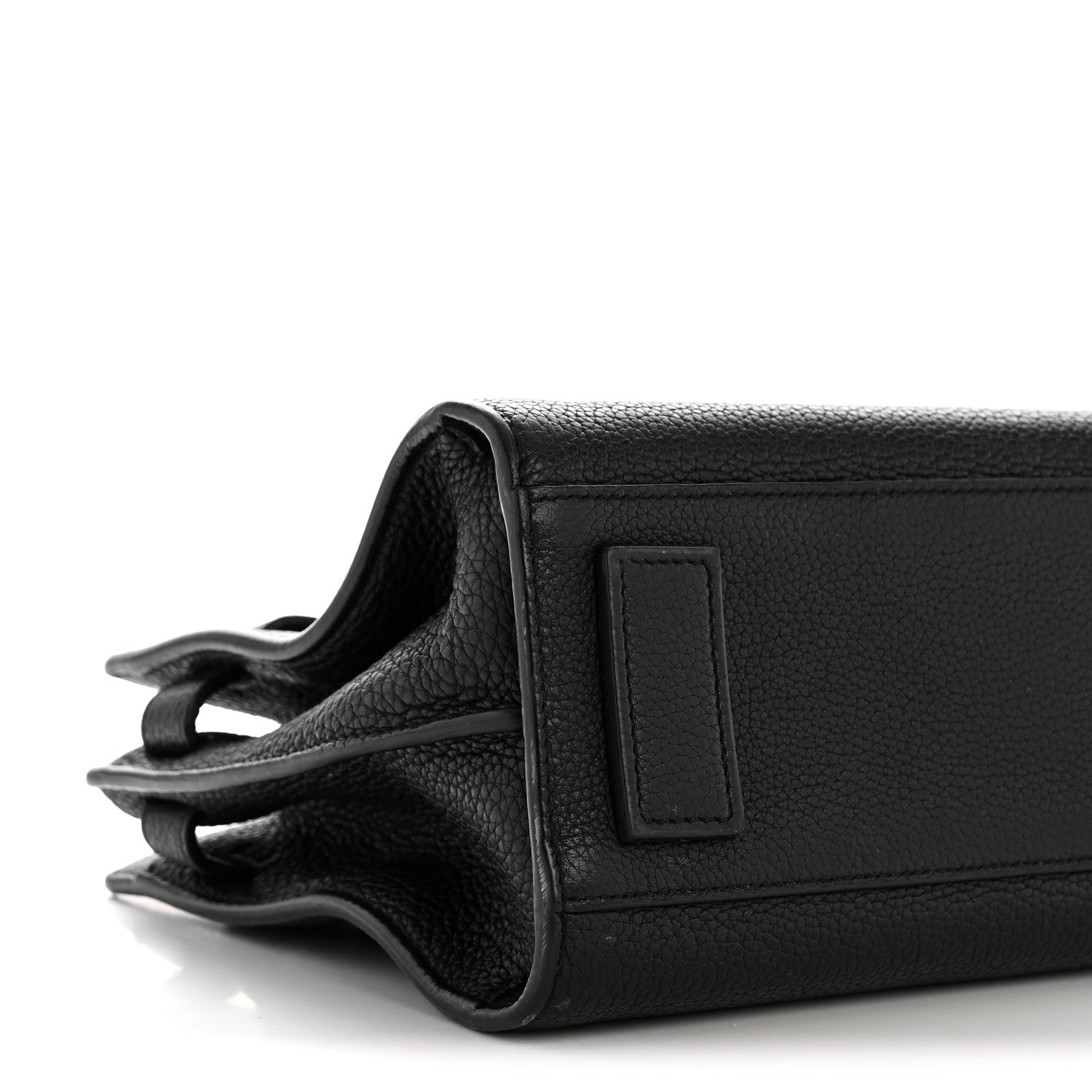 Grained Calfskin Nano Sac De Jour Souple Black