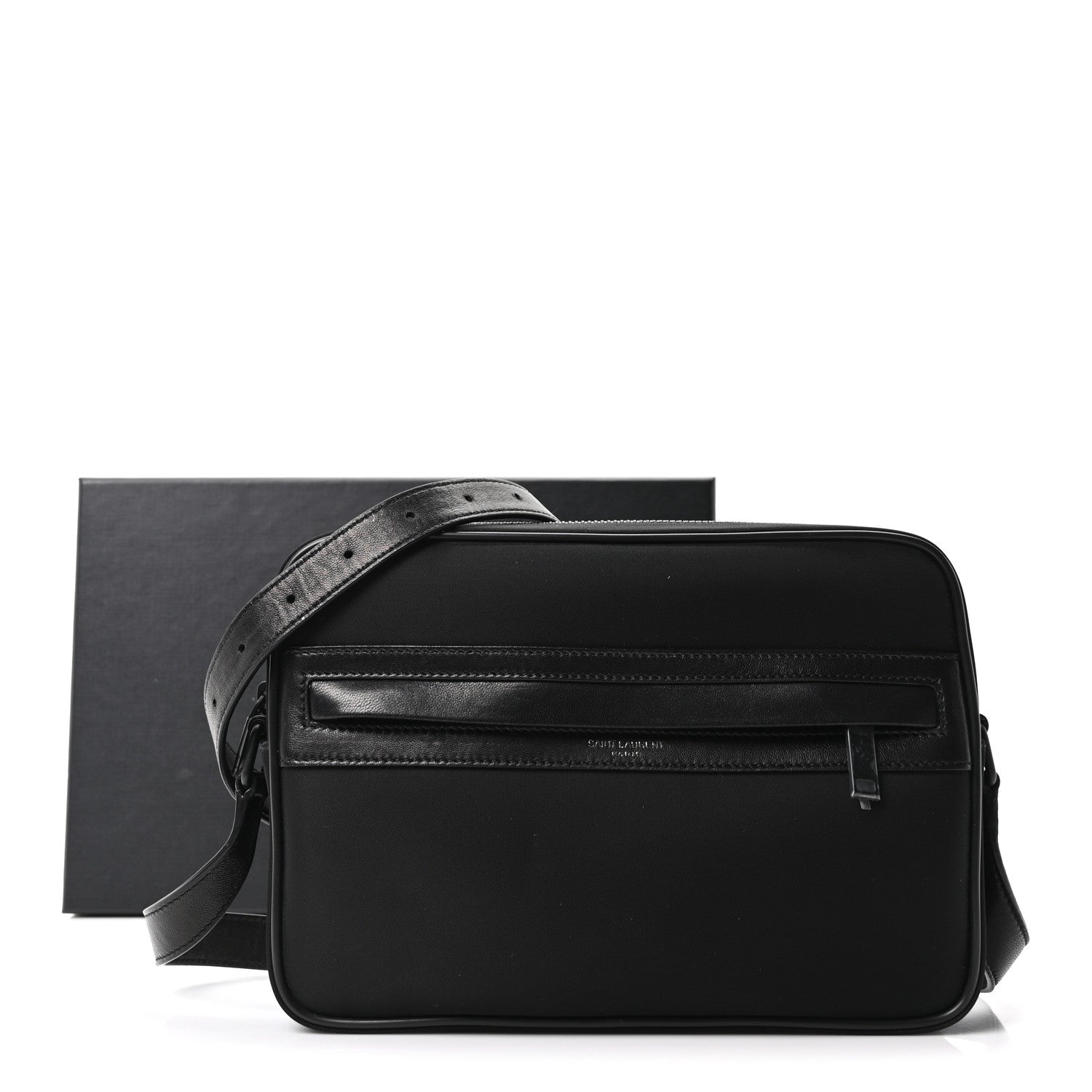 Lambskin Nylon Camp Camera Bag Black