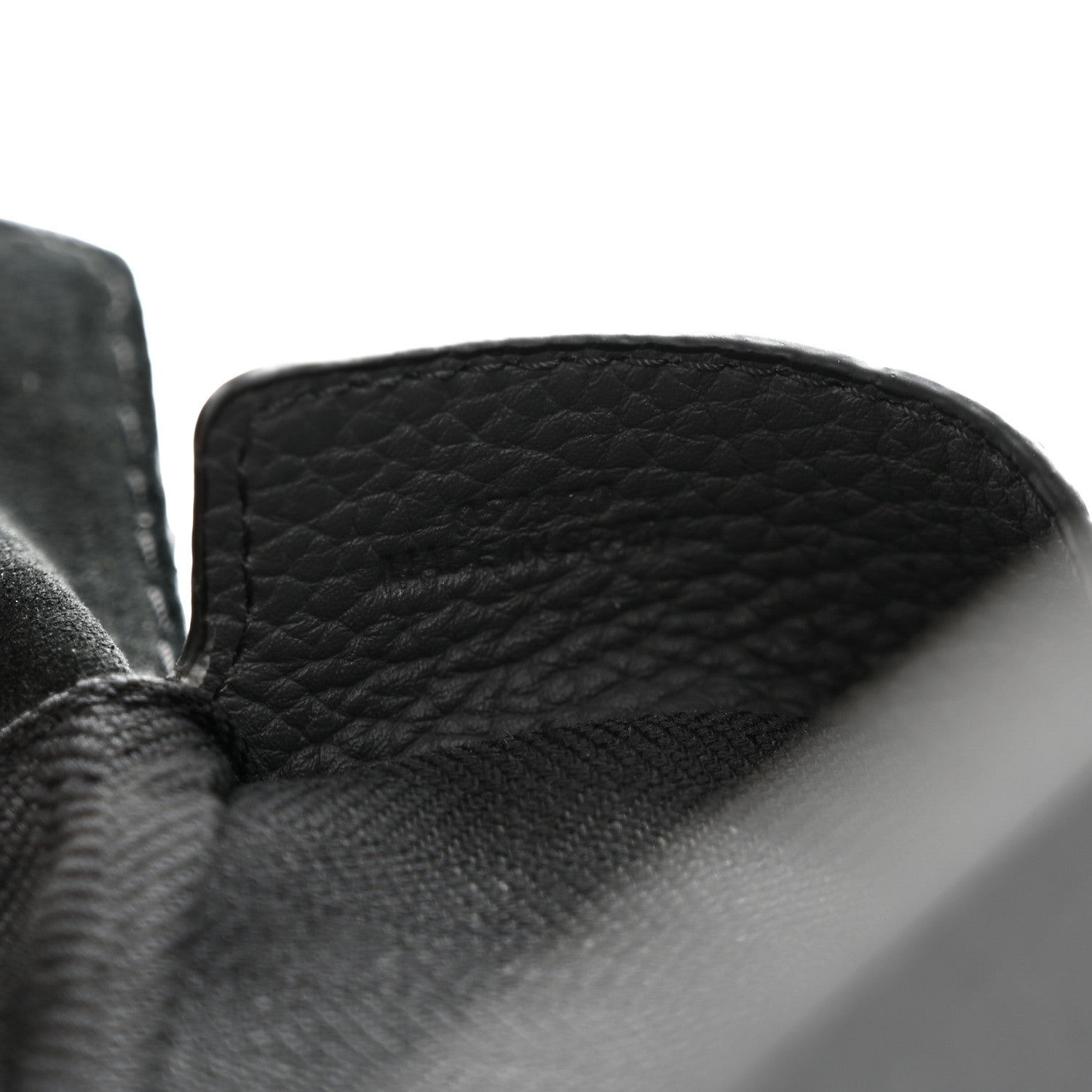 Grained Calfskin Large Puzzle Edge Bag Anthracite