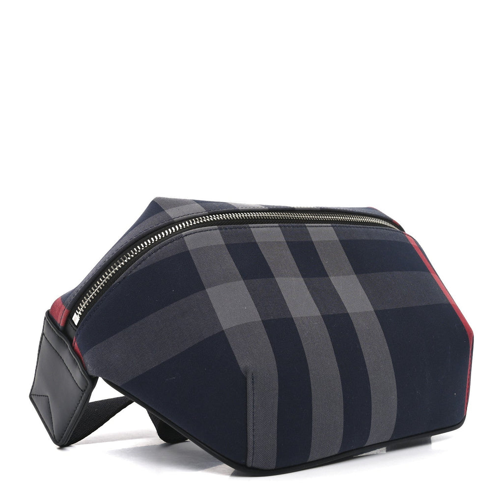 House Check Sonny Bum Bag Navy Grey