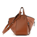 Calfskin Small Hammock Shoulder Bag Tan