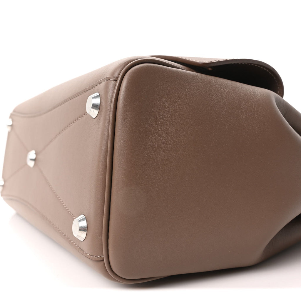 Smooth Calfskin Small Bel Air Carry All Bag Taupe