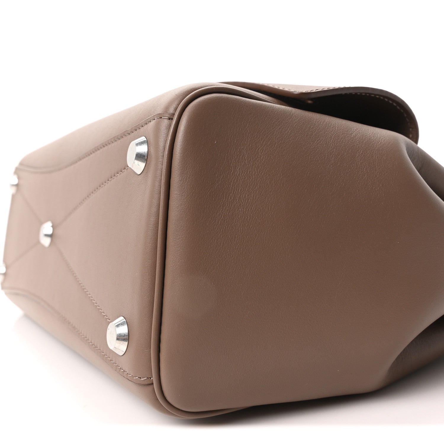 Smooth Calfskin Small Bel Air Carry All Bag Taupe