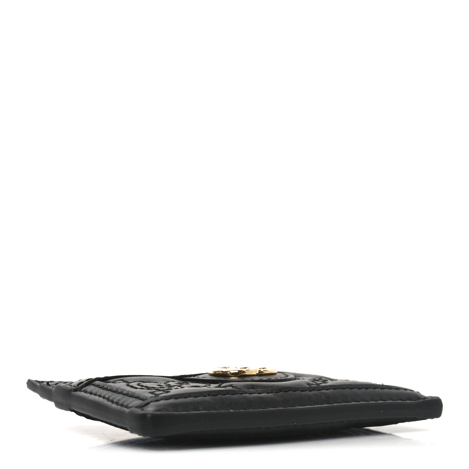 Calfskin GG Matelasse  Holder  Black