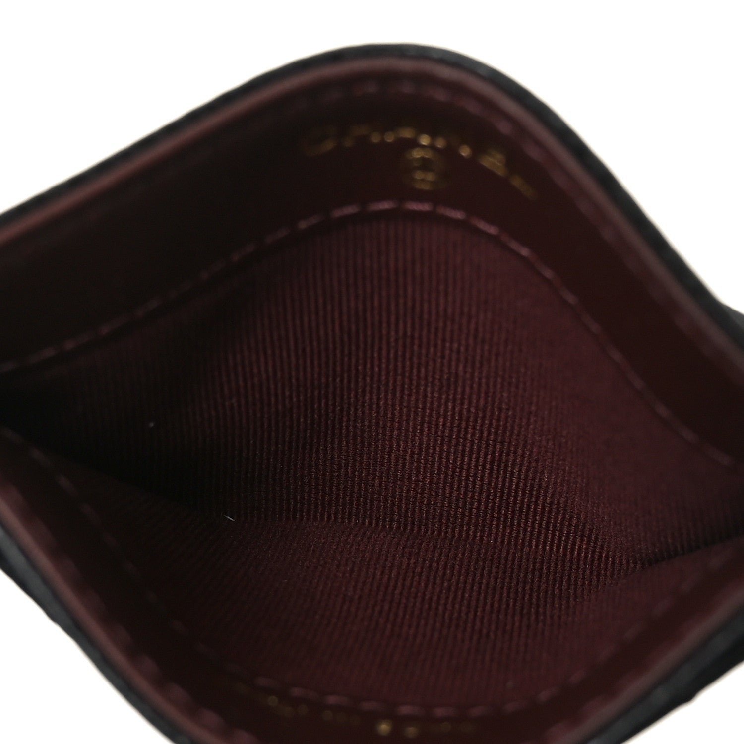Caviar Quilted  Holder Black