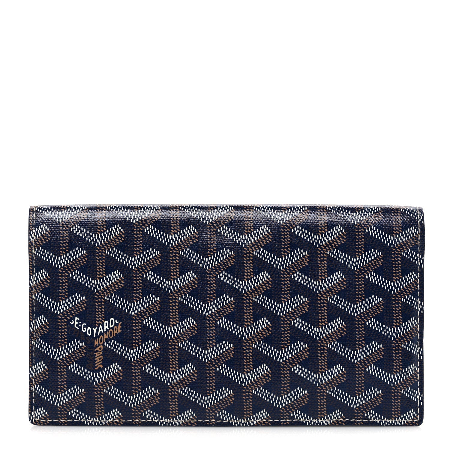 Goyardine Richelieu Wallet Navy