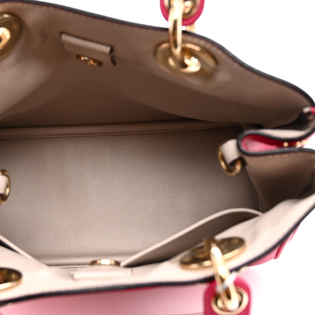 Calfskin Mini Diorissimo Tote Fuchsia