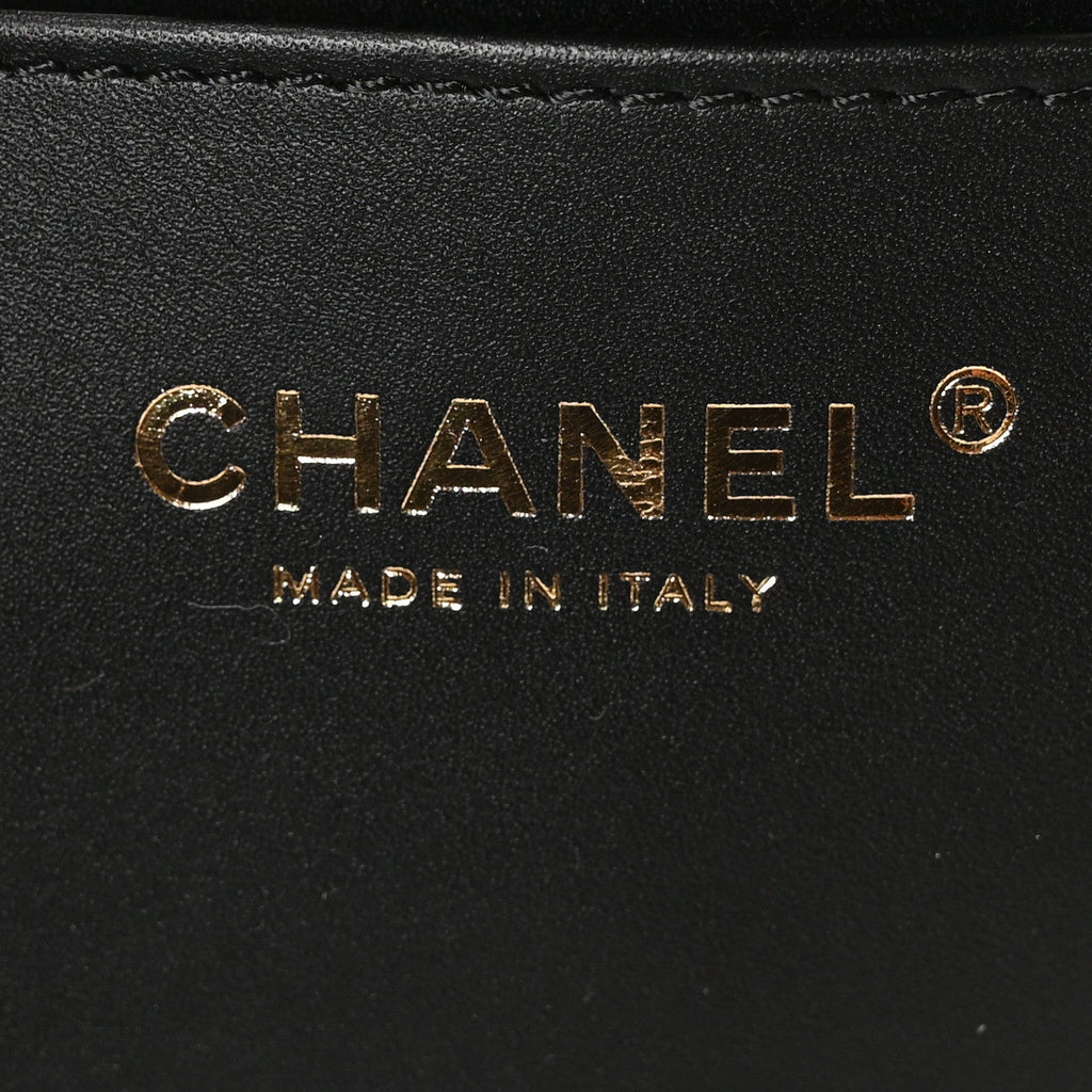 Caviar Quilted Mini Chanel 25 Handbag Black