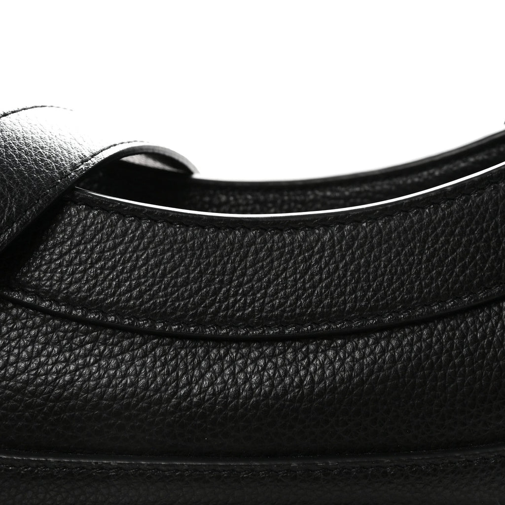 Grained Calfskin Neo Classic Black Hardware Medium City Black
