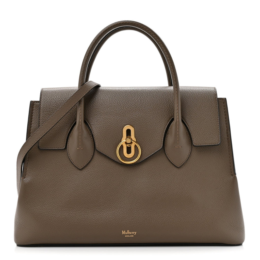 Small Classic Grain Calfskin Seaton Clay