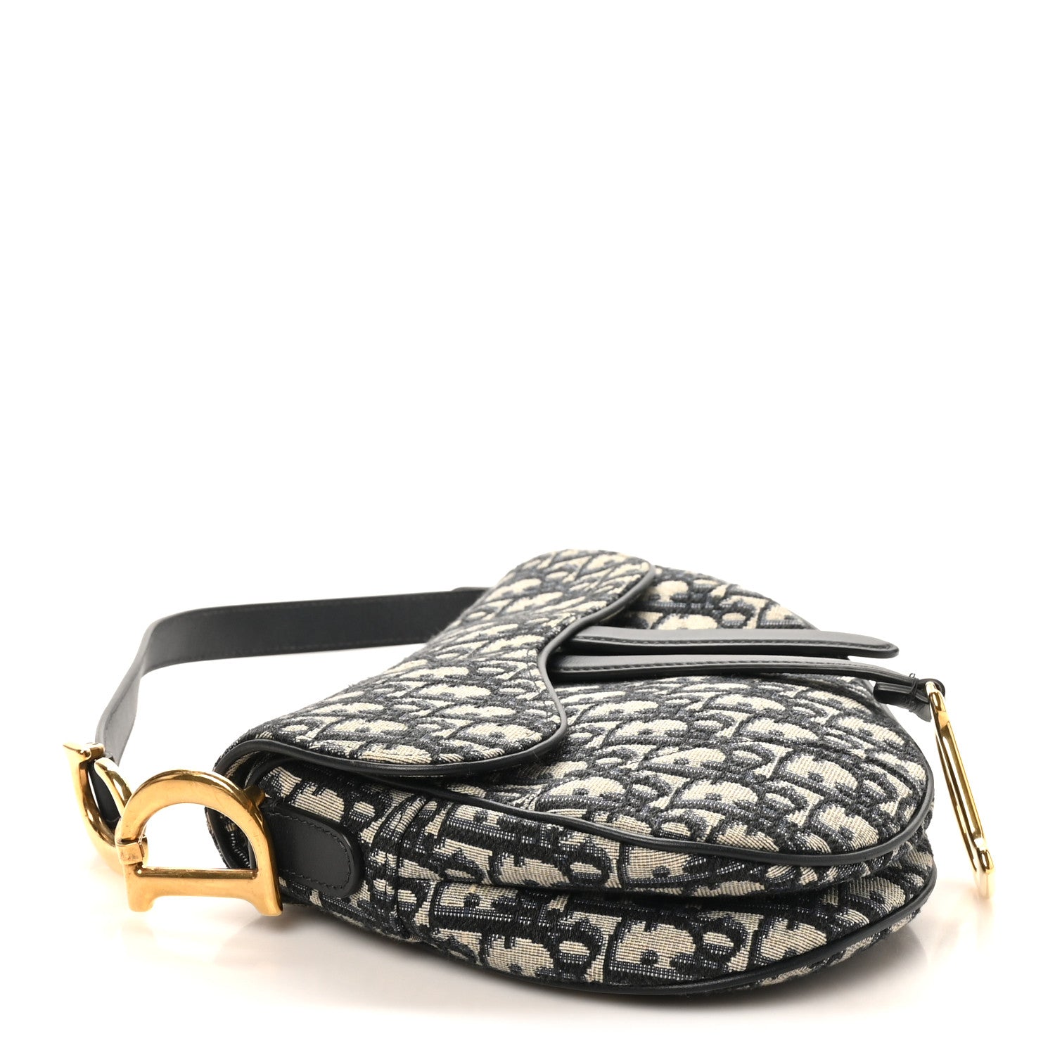 Oblique Saddle Bag Blue