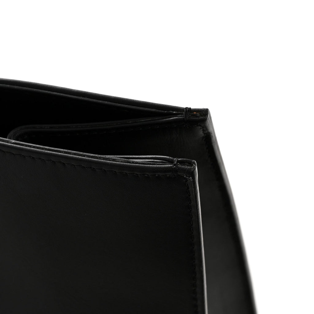Calfskin Large Woody Tote Black