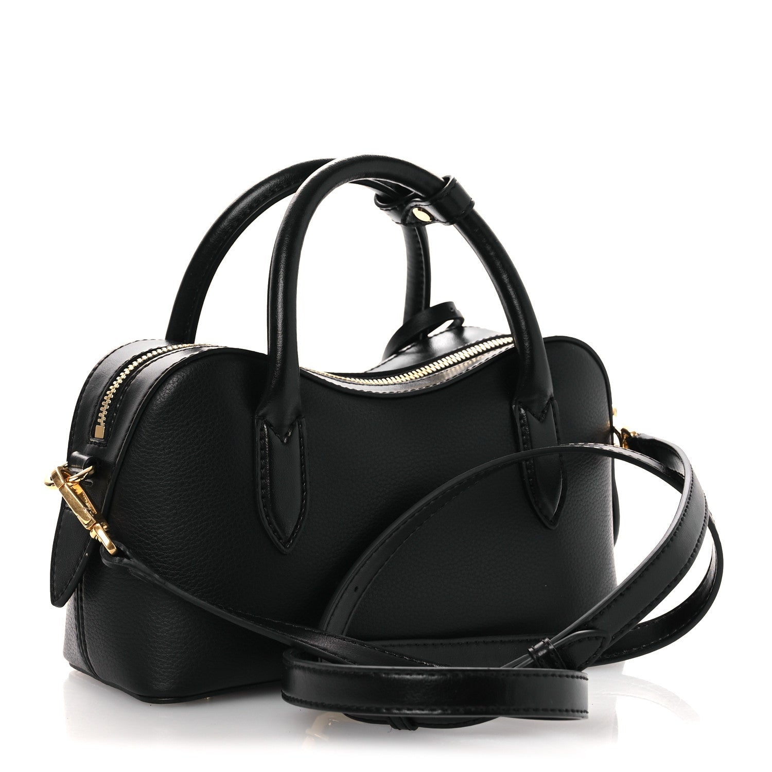 Eco Grainy Alter Mat Ryder Crossbody Bag Black
