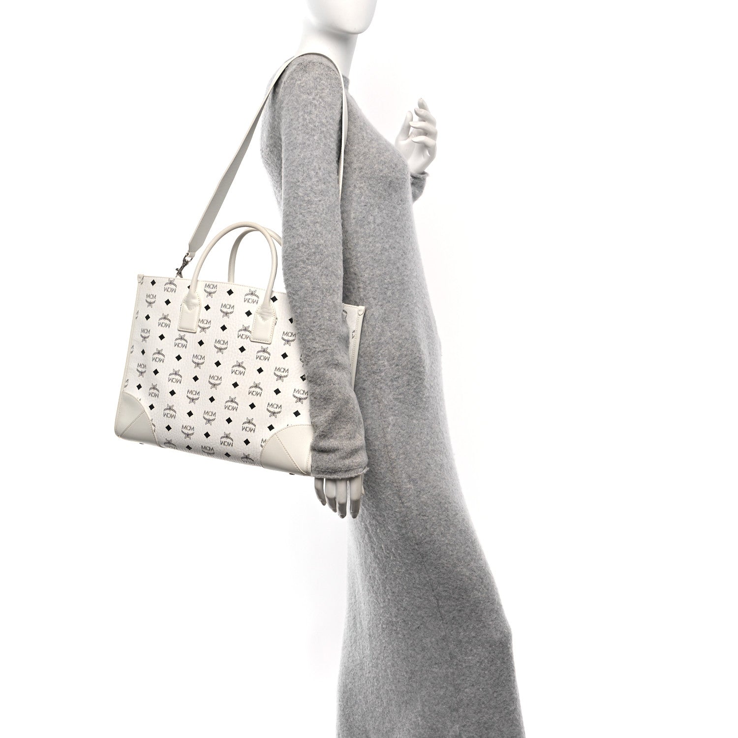 Visetos Large Munchen Tote White