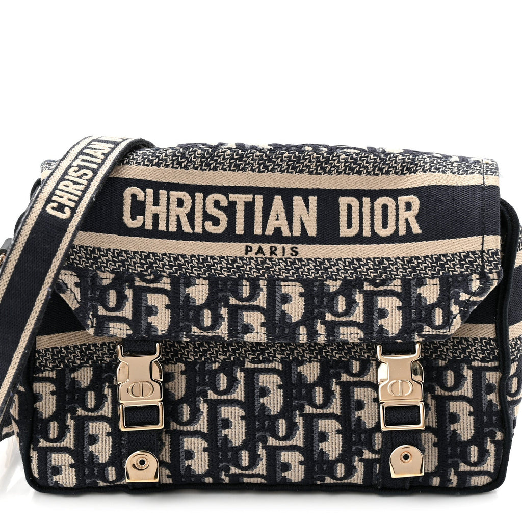 Oblique Small Diorcamp Bag Blue