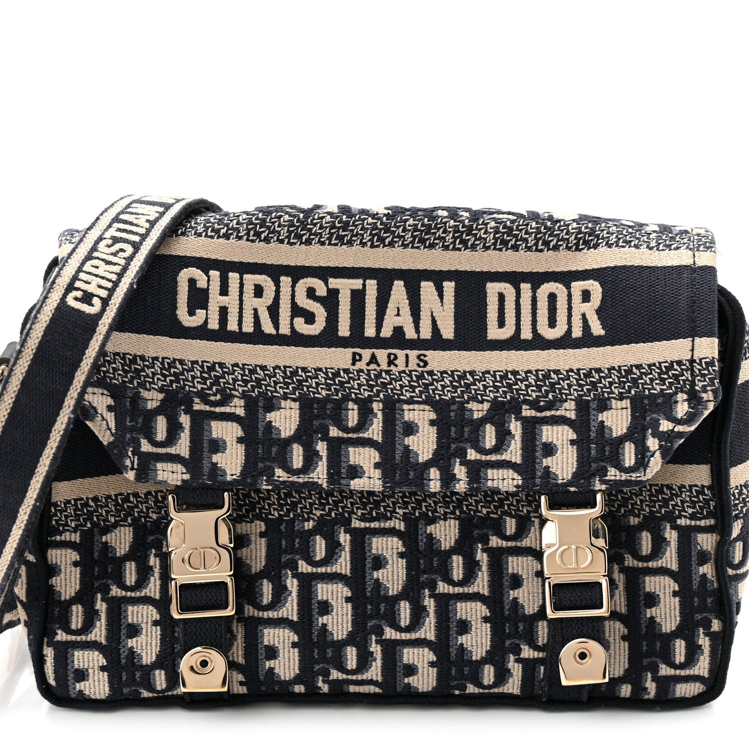 Oblique Small Diorcamp Bag Blue