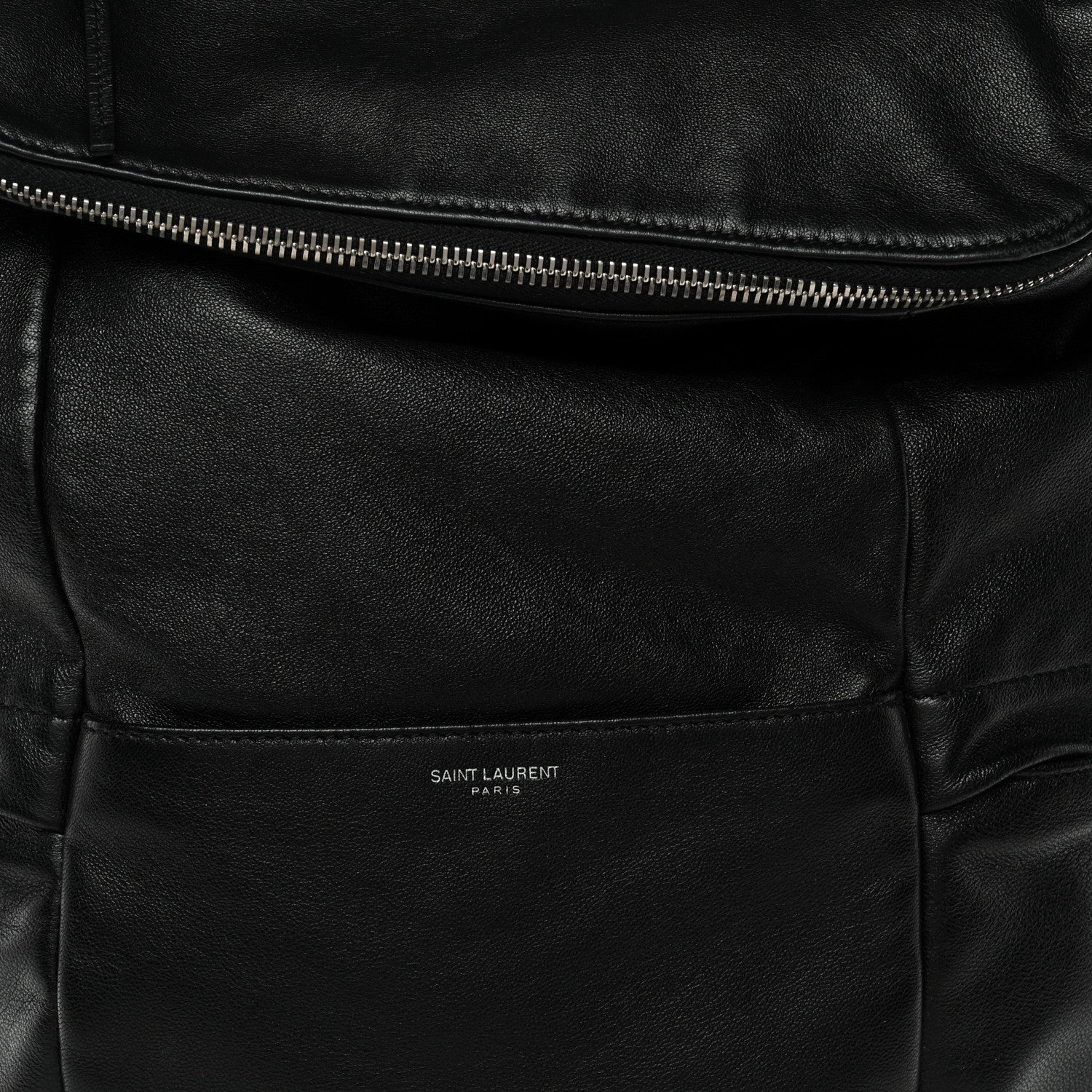 Canvas Calfskin Sid Backpack Black