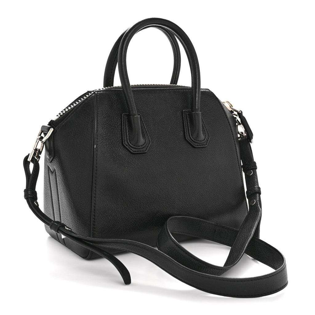 Sugar Goatskin Mini Antigona Black