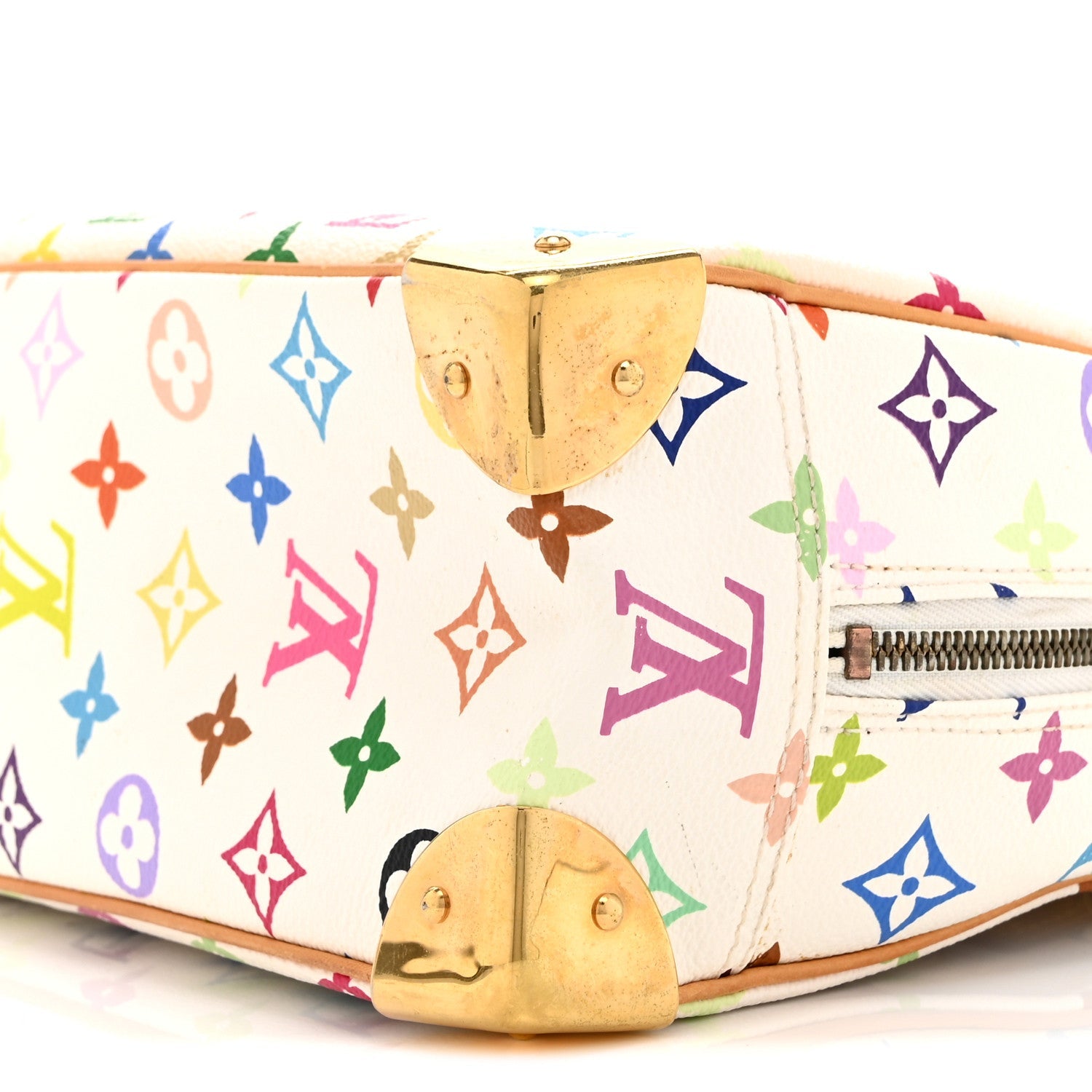 Monogram Multicolor Trouville White