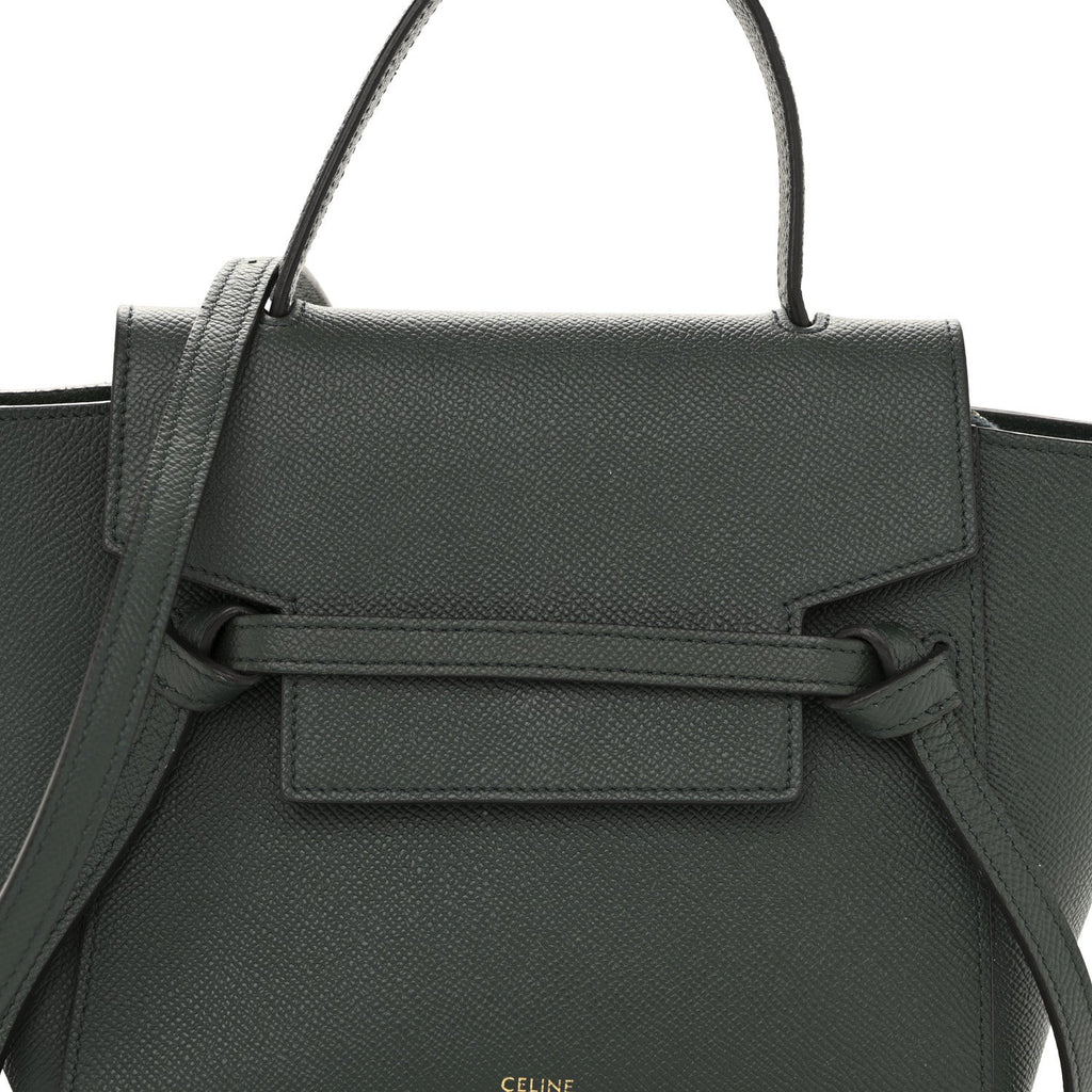Grained Calfskin Nano Belt Bag Amazone