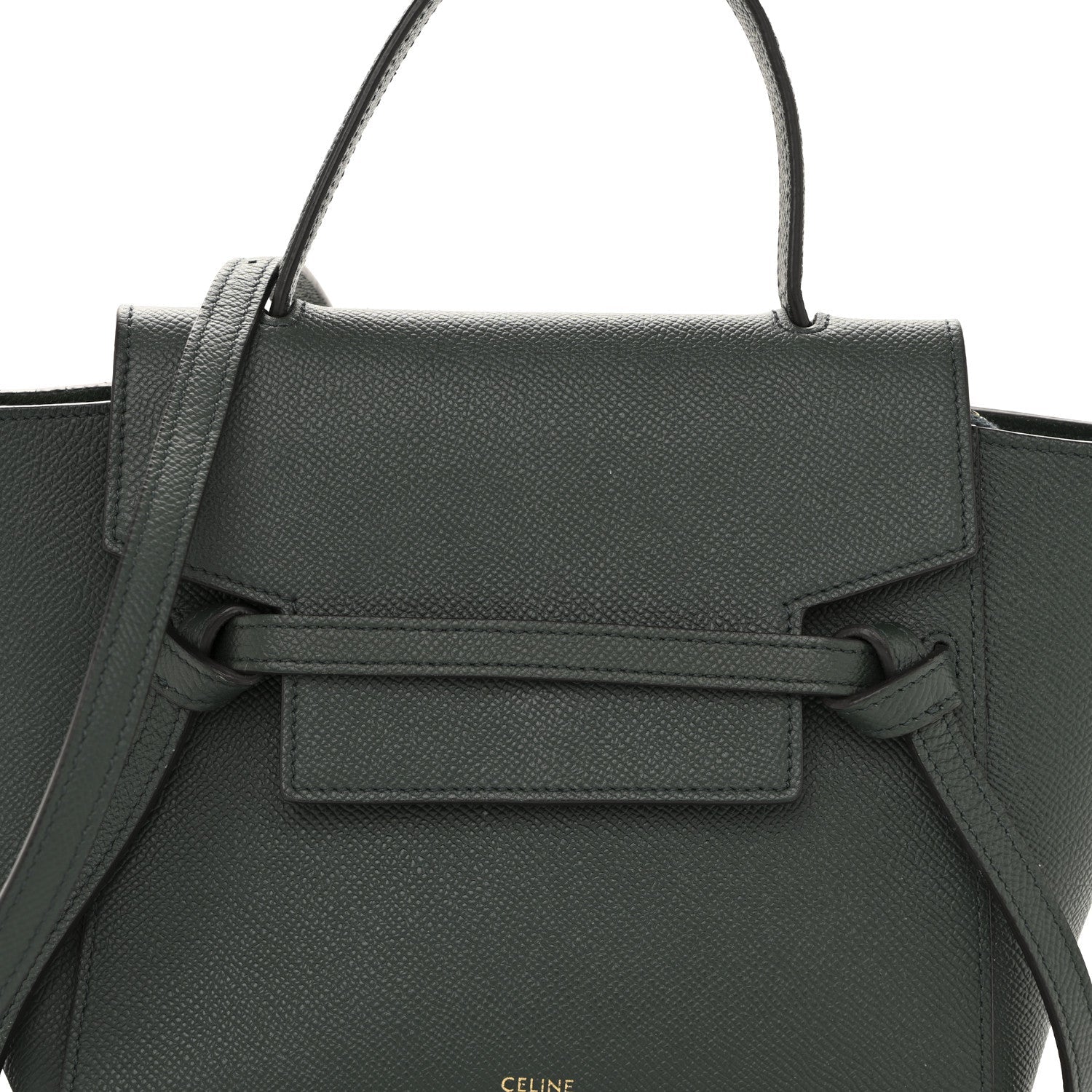 Grained Calfskin Nano Belt Bag Amazone