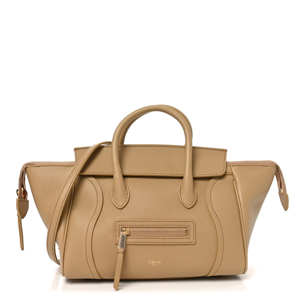 Grained Calfskin Small New Luggage Sandcastle