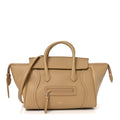 Grained Calfskin Small New Luggage Sandcastle