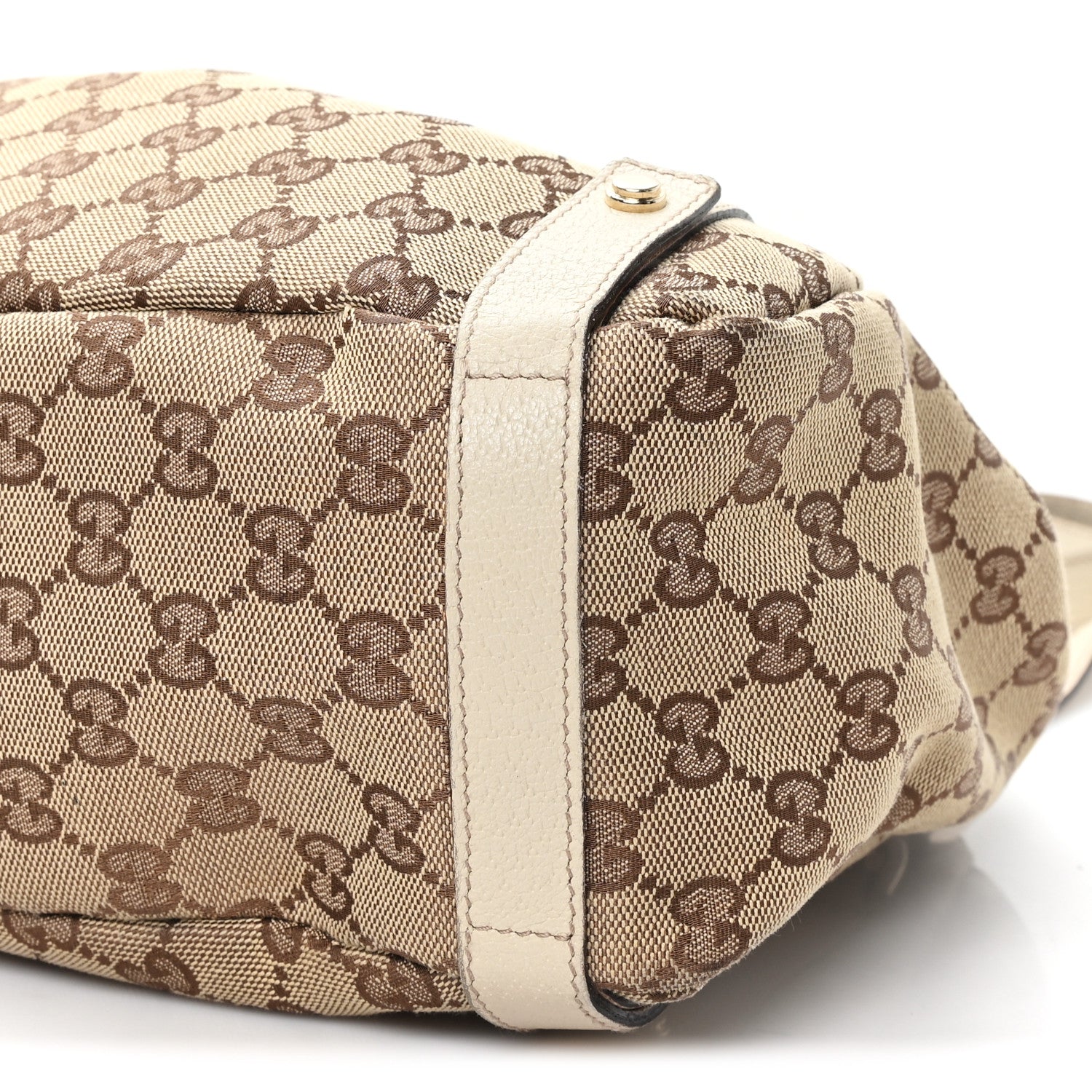 Monogram Medium Abbey Shoulder Bag Off White