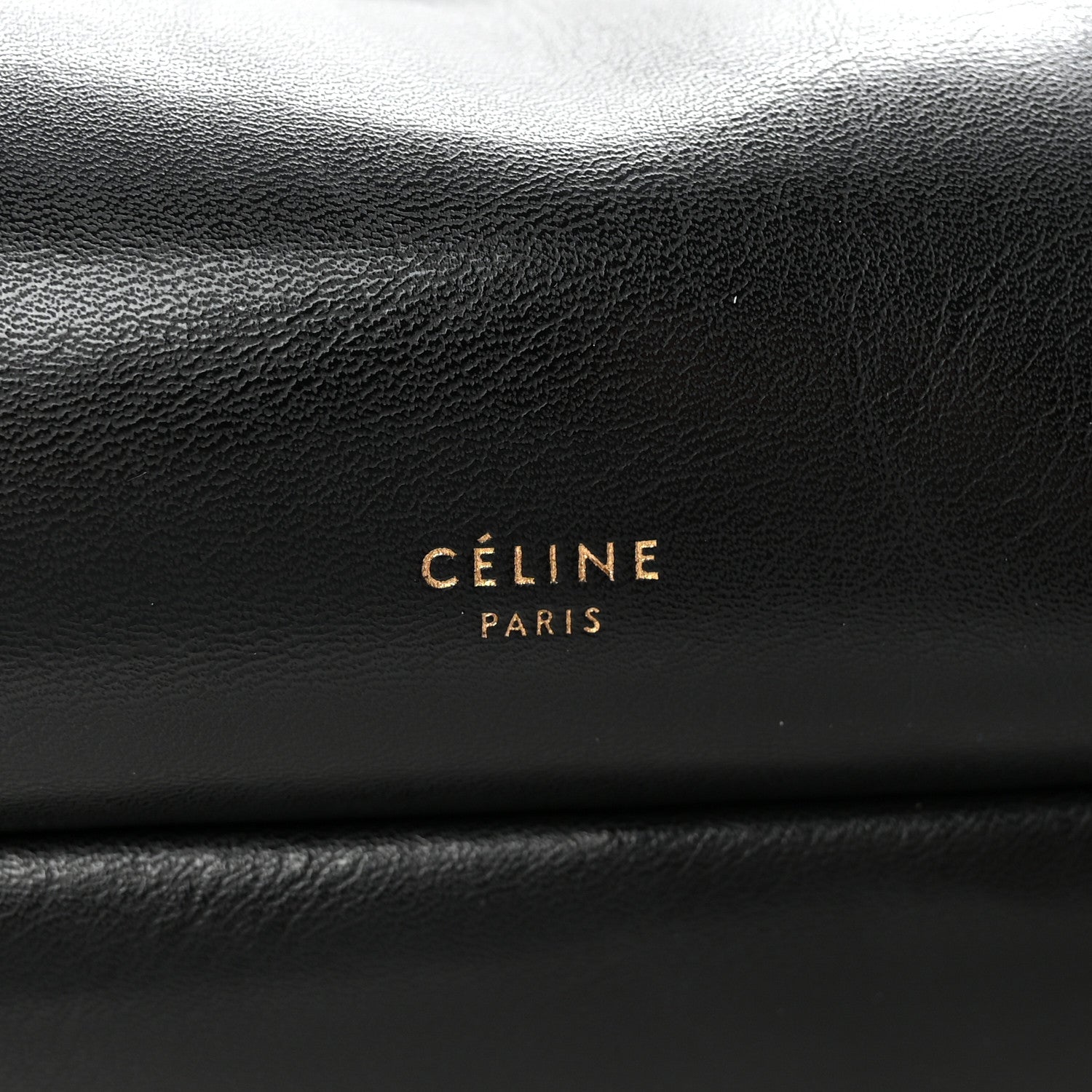 Smooth Calfskin Eyelet Small Top Handle Bag Black