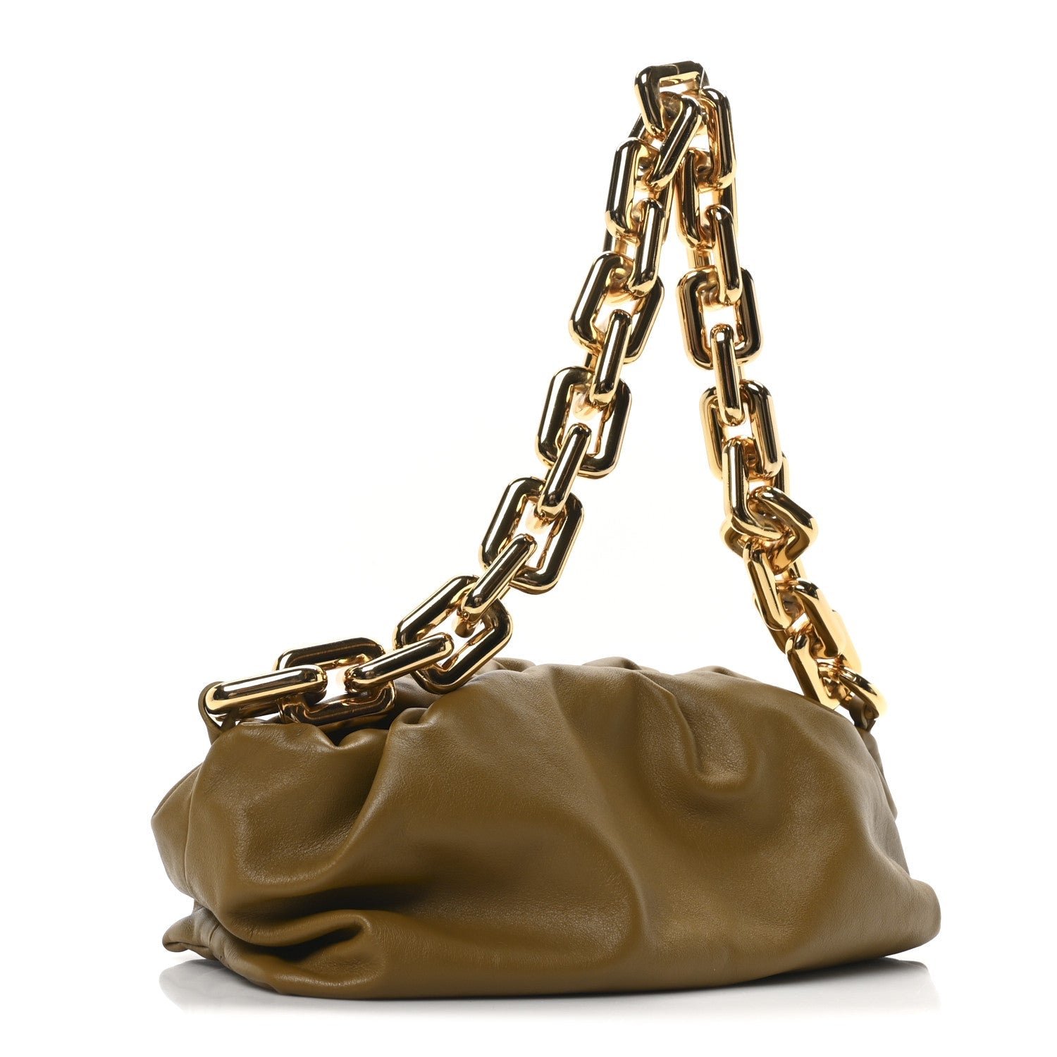 Calfskin The Pouch Chain Cammello