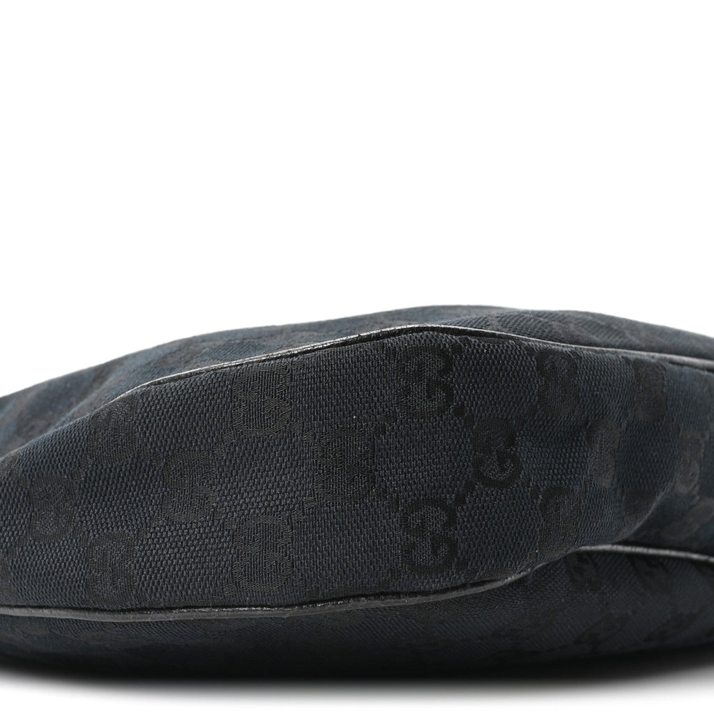 Monogram Medium Half Moon Hobo Black