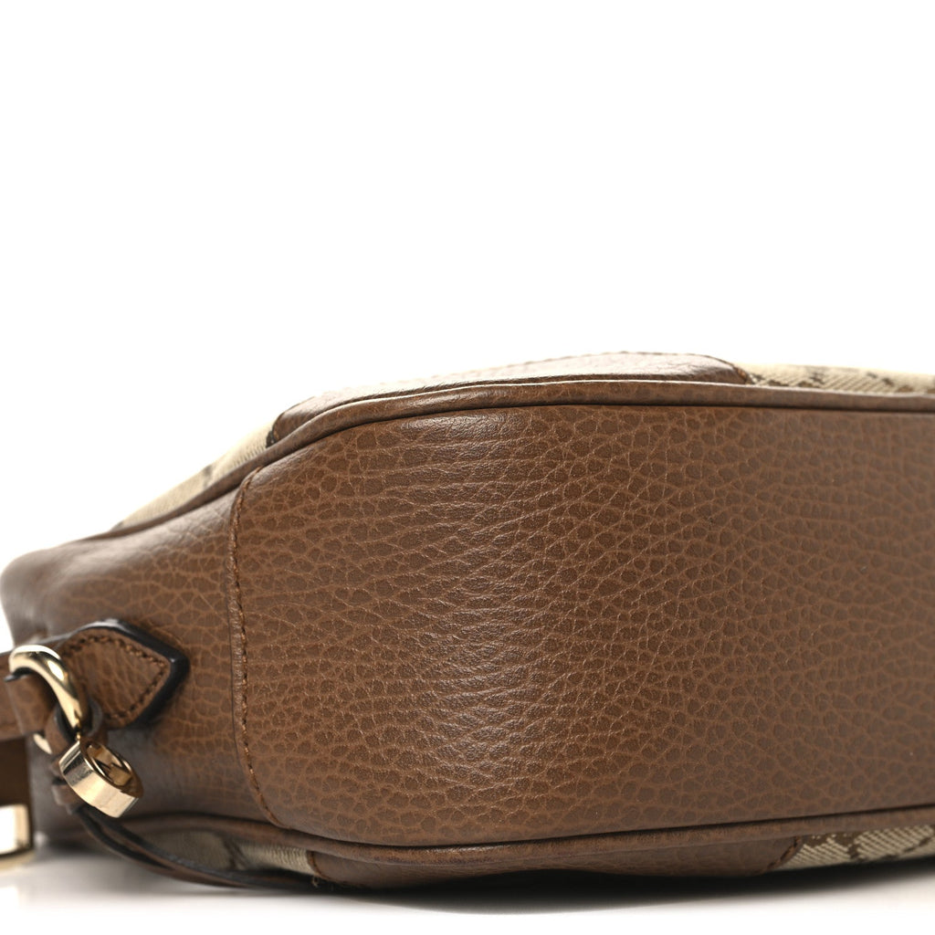 Monogram Mini Bree Messenger Bag Beige Tabacco