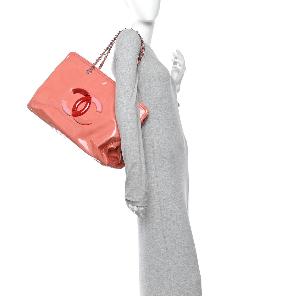 Vinyl Lipstick Ligne Tote Pink
