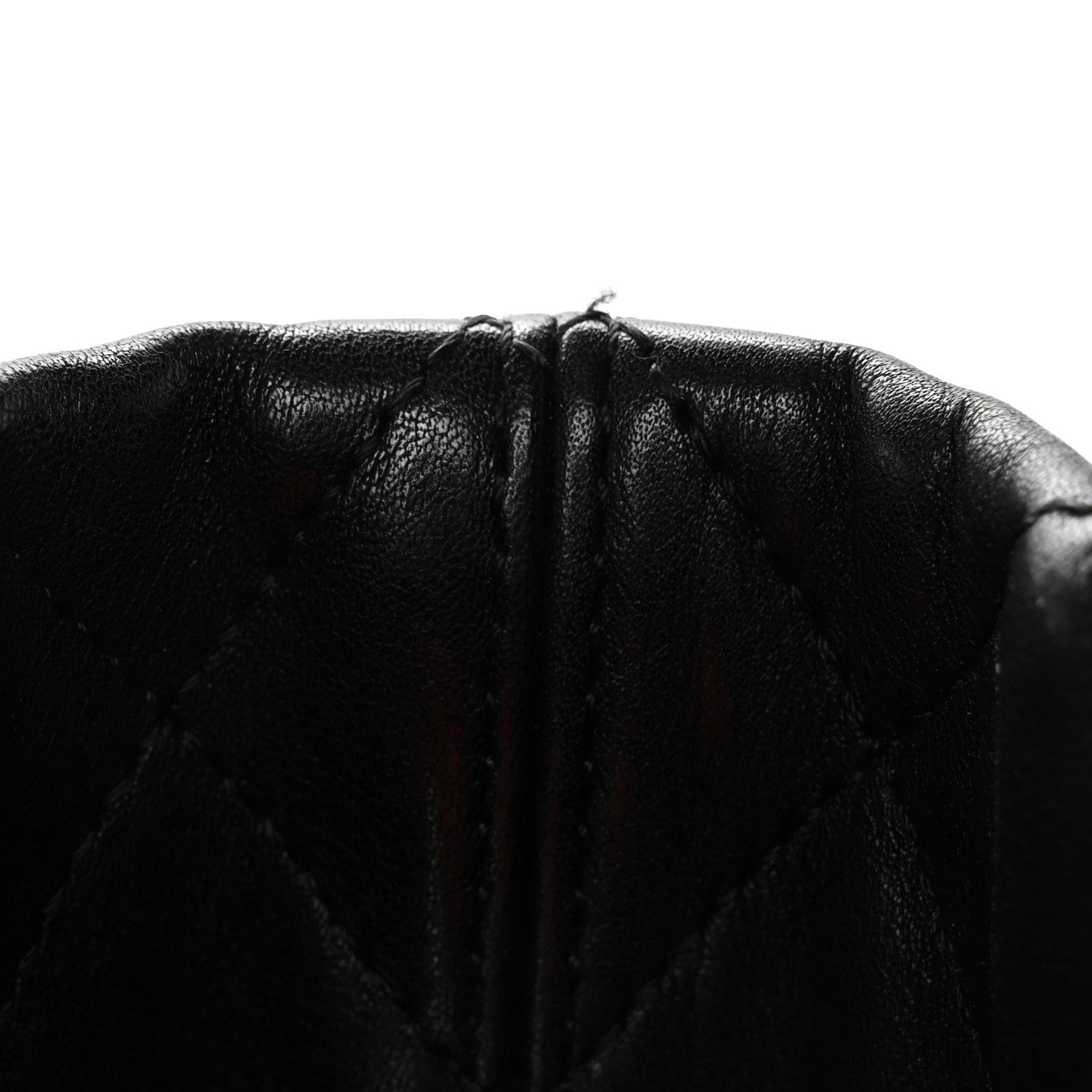 Calfskin Quilted Medium Cambon Tote Black White