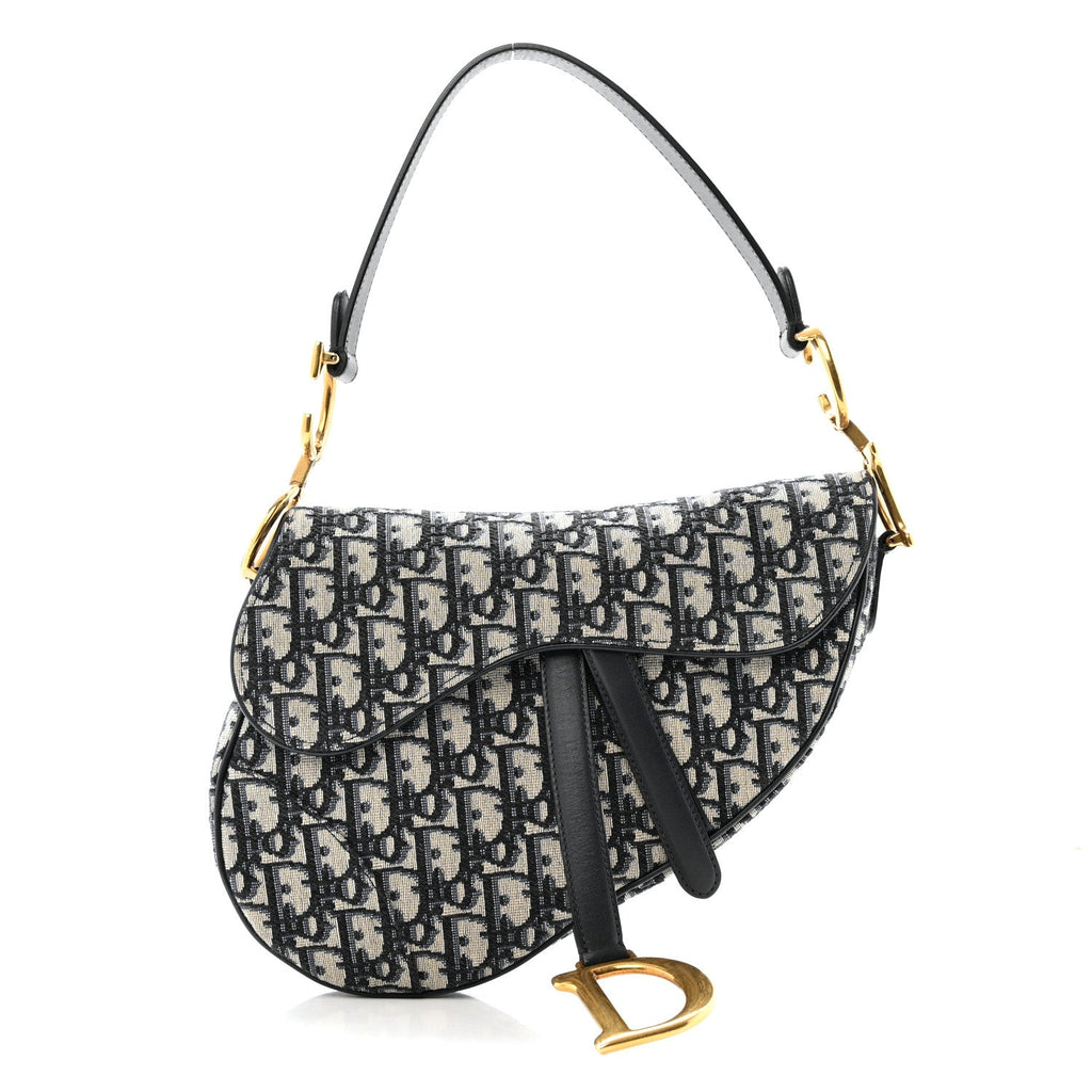 Oblique Saddle Bag Blue
