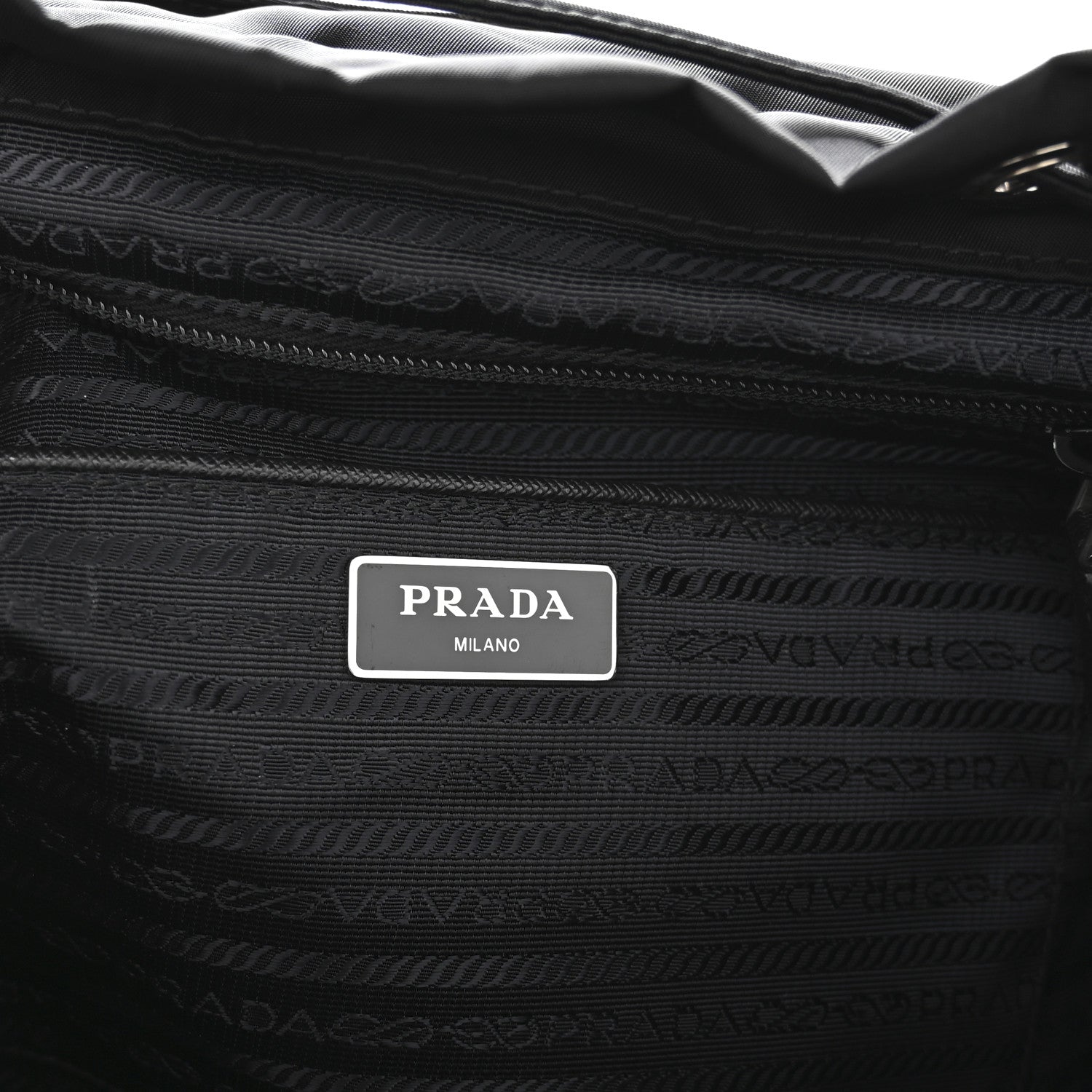 Nylon Vela Medium Backpack Black
