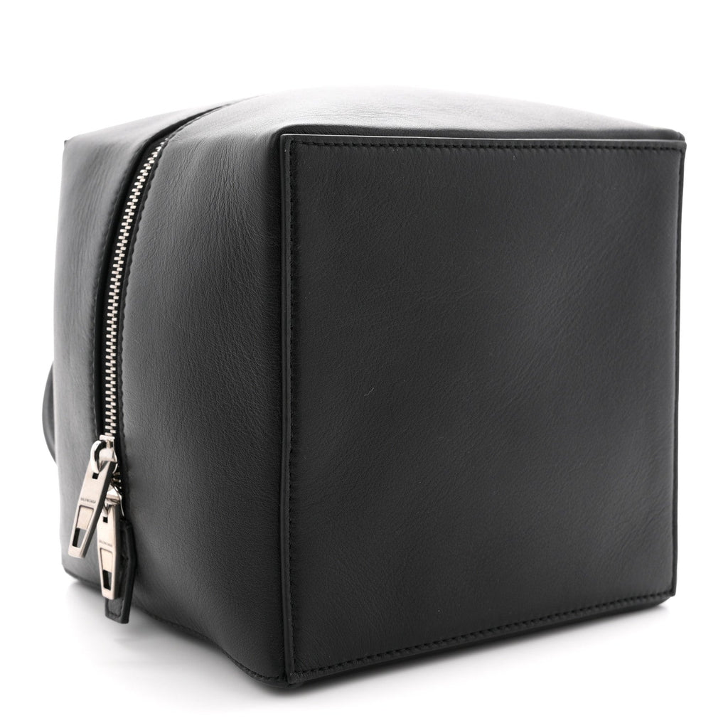 Dolly Calfskin 4X4 Shoulder Bag Black White