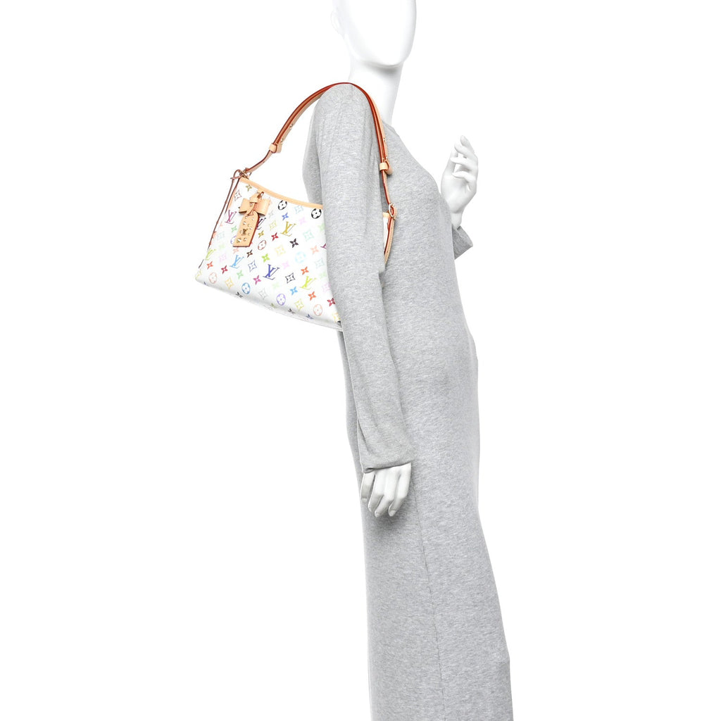 LV X TM Monogram Multicolor CarryAll East West White