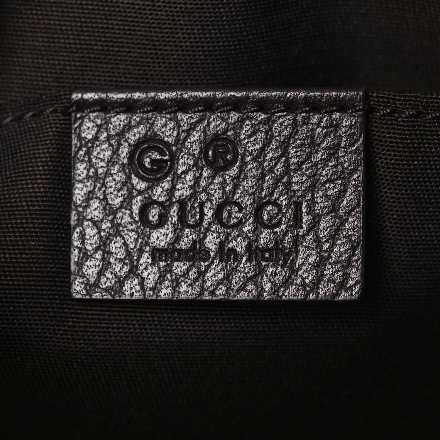 Monogram Belt Bag Dark Brown