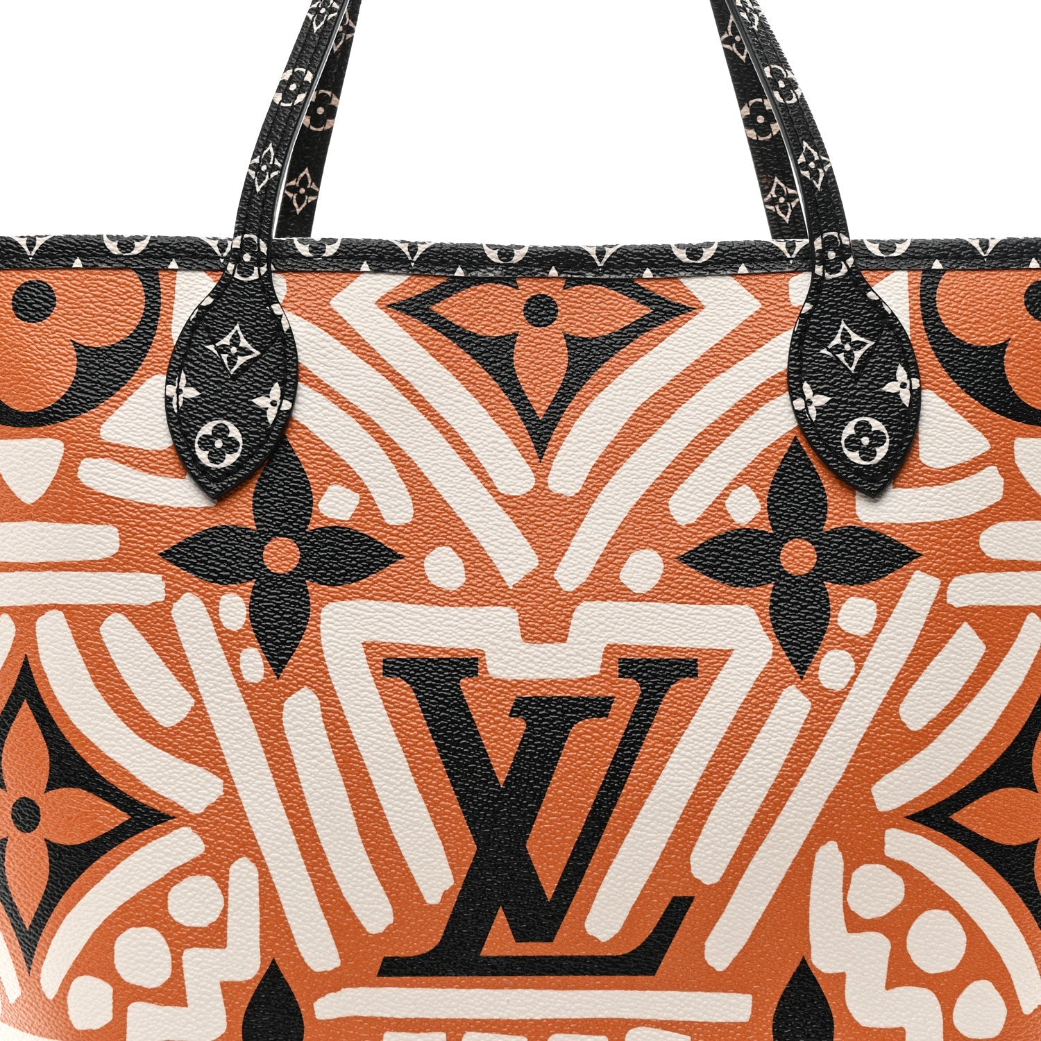 Monogram Giant Crafty Neverfull MM Creme Caramel