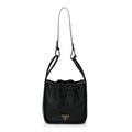 Soft Calfskin Mini Darling Bucket Bag Black